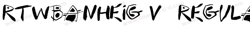 RTWBanHeiG0v1 Regula字体转换